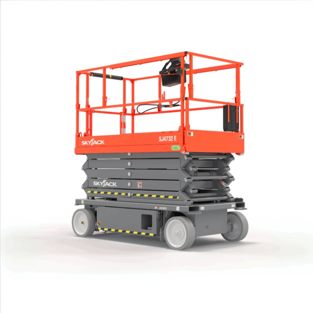 Locação de Plataforma Tesoura SJ-4732 aluguel de plataforma tesoura sj-4732