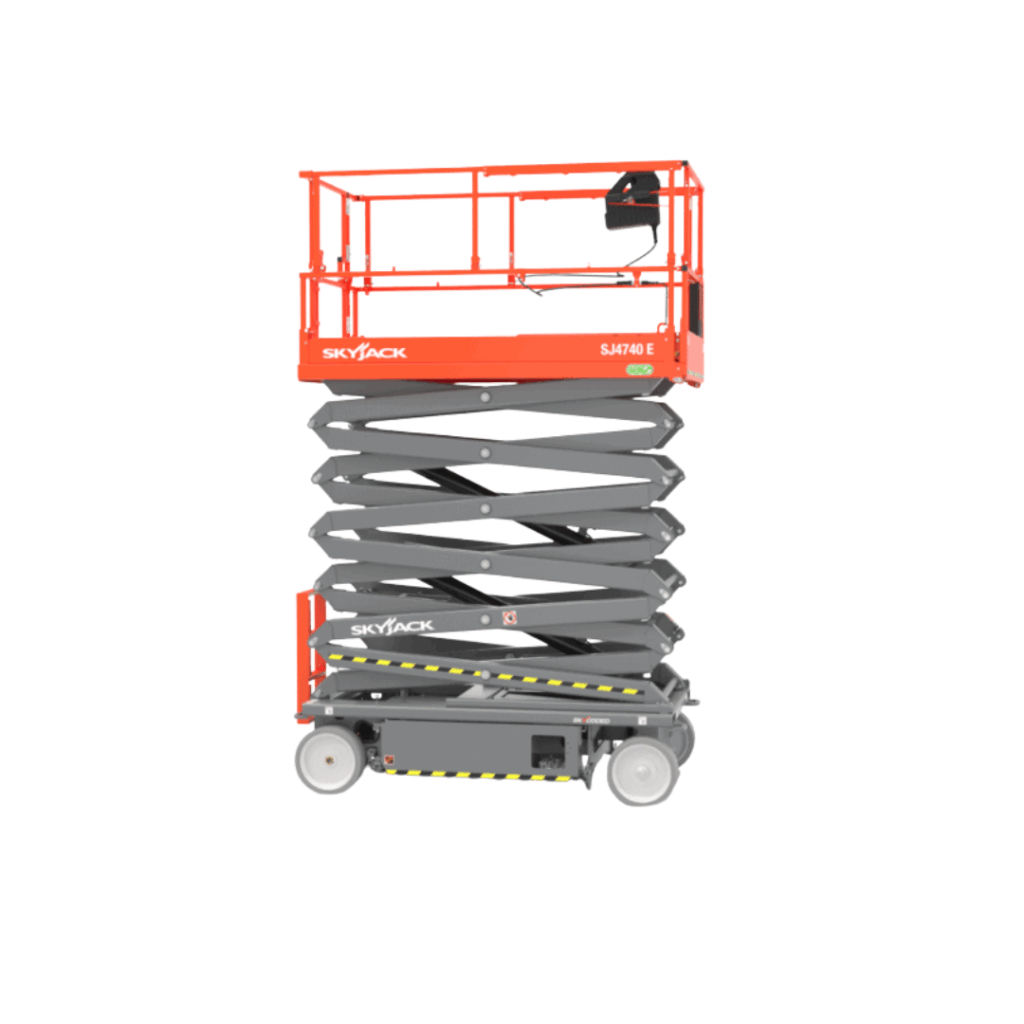 Locação de Plataforma Tesoura SJ-4740e aluguel plataforma tesoura sj 4740e 001